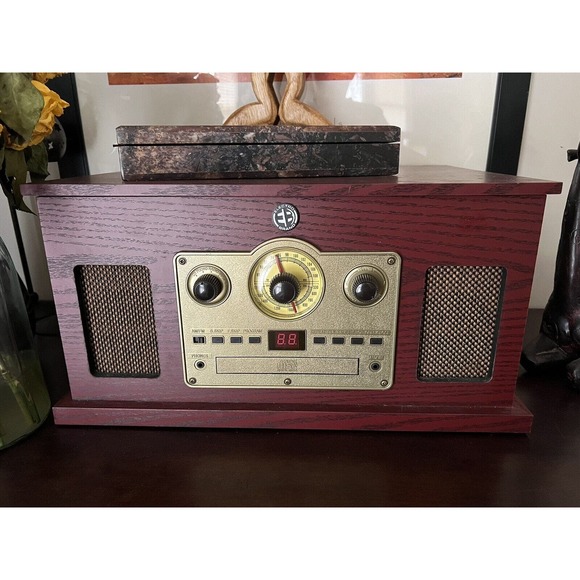Electro Brand 4 in 1 Record/Cassette/Radio/CD Player, All Aspects Work. - Picture 1 of 2